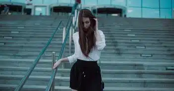 photosession, under the moscow city, black skirt