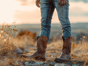 Bottes western pour homme avec style et authenticité du Far West