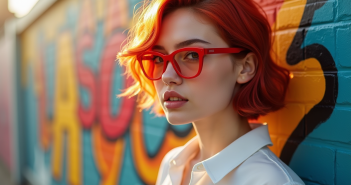 Lunettes rouges : quelles couleurs de cheveux choisir pour un look parfait ?